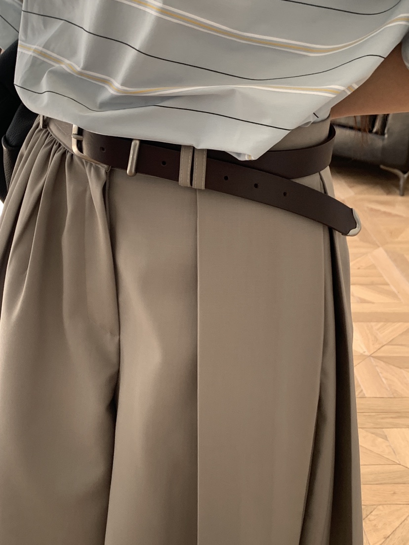 LOGARDEN韓國直郵實拍女士新品人氣熱賣休閑推薦職業腰帶LO GARDEN腰帶