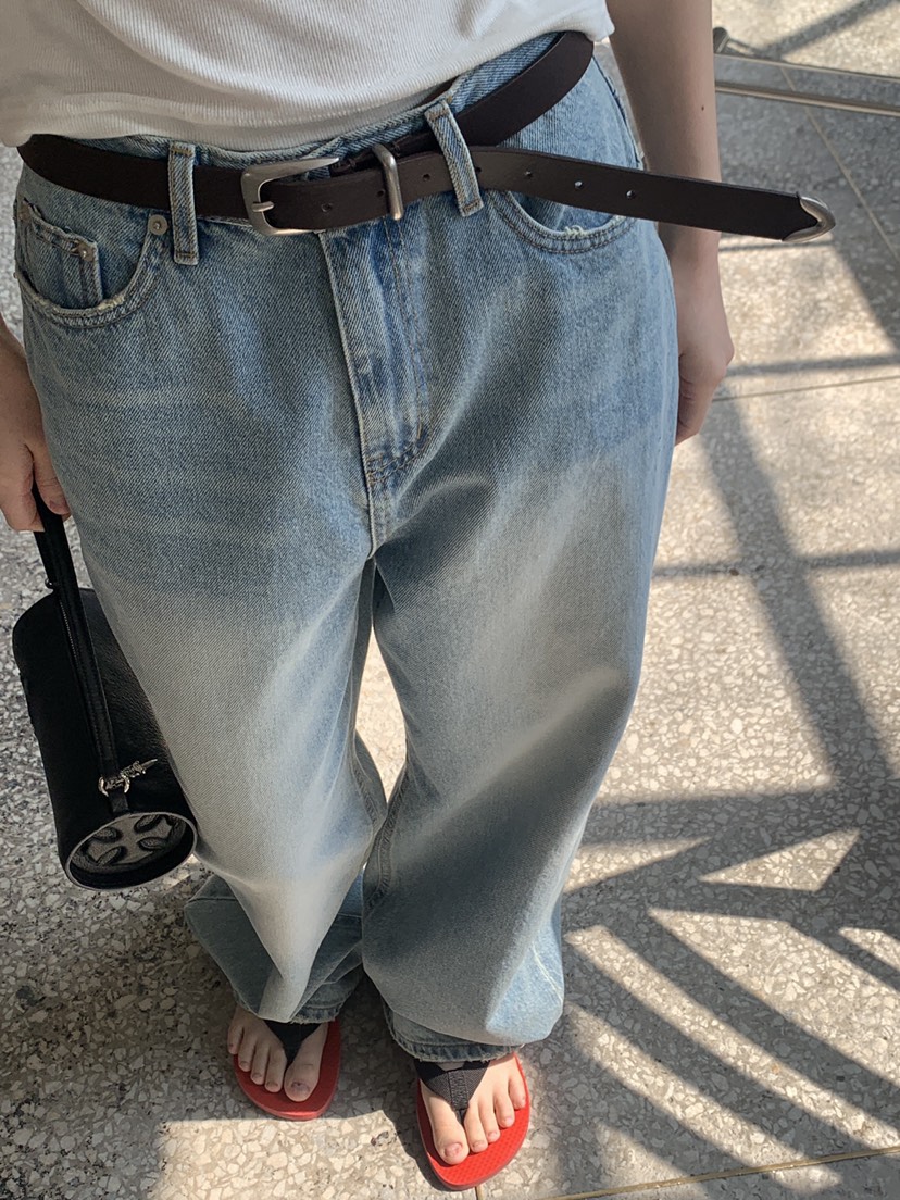 LOGARDEN韓國直郵實拍女士新品人氣熱賣休閑推薦職業腰帶LO GARDEN腰帶