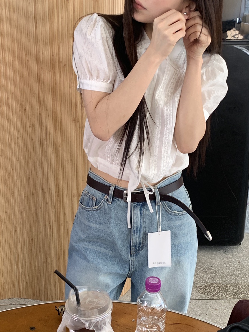 LOGARDEN韓國直郵實拍女士新品人氣熱賣休閑推薦職業腰帶LO GARDEN腰帶