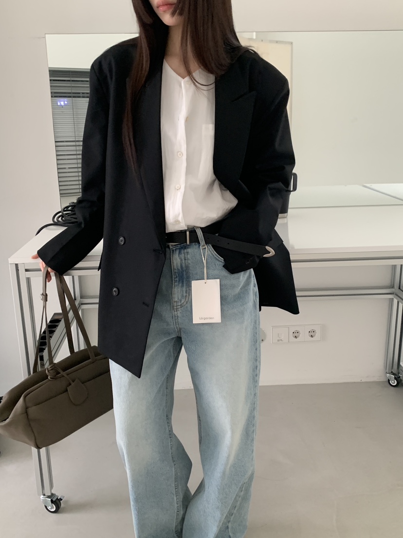 LOGARDEN韓國直郵實拍女士新品人氣熱賣休閑推薦職業腰帶LO GARDEN腰帶