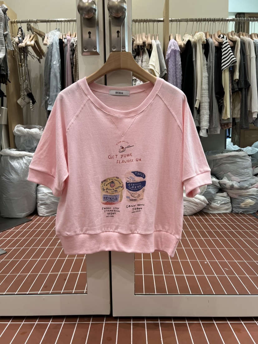 BE&amp;BE韓國東大門代購女士新品人氣26春夏職業時尚T恤BE&beT恤圖色2