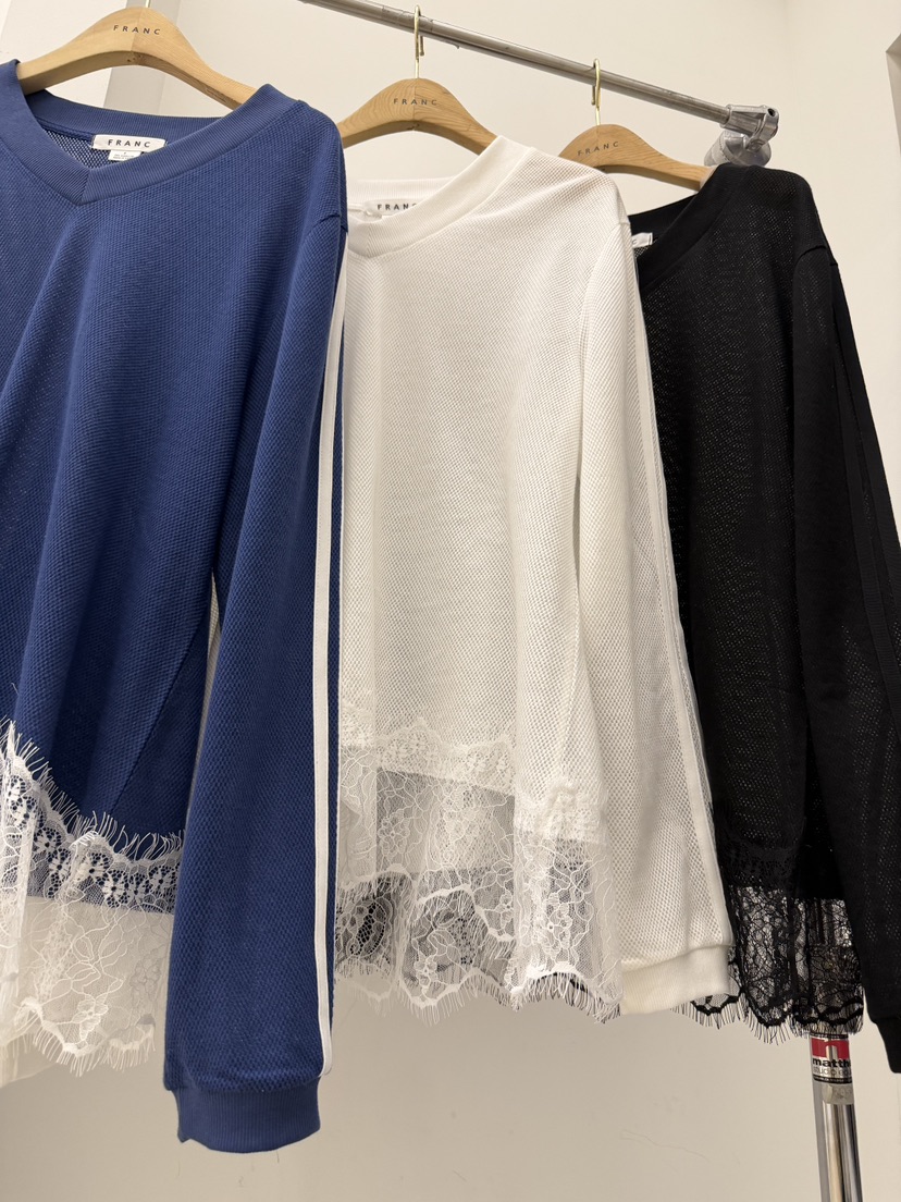 FRANC—L韓國直郵女士新品休閑時尚人氣推薦職業26春夏長袖T恤FRANC長袖T恤