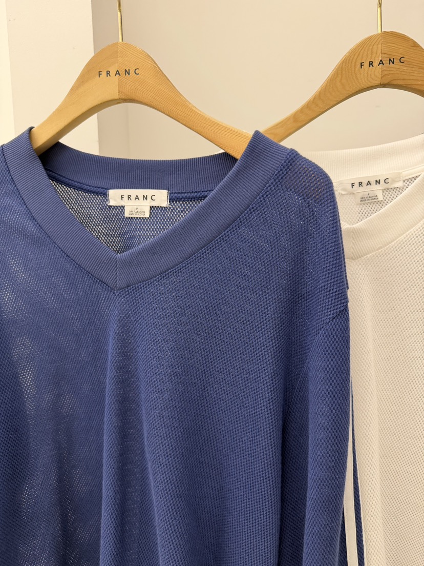 FRANC—L韓國直郵女士新品休閑時尚人氣推薦職業26春夏長袖T恤FRANC長袖T恤