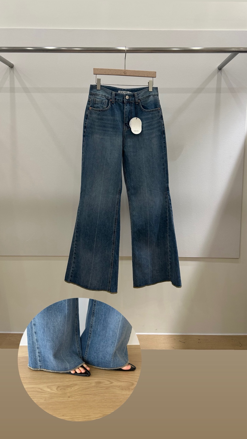 ME MO韓國東大門代購女裝新款休閑時尚26春夏人氣牛仔褲ME MO牛仔褲