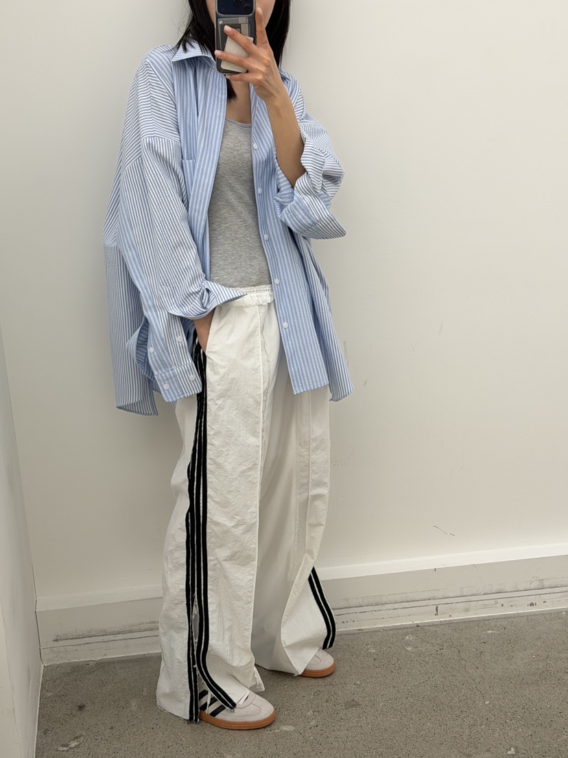 FRANC—L韓國直郵實拍女士新款職業26春夏休閑襯衫蕾絲衫FRANC襯衫/蕾絲衫