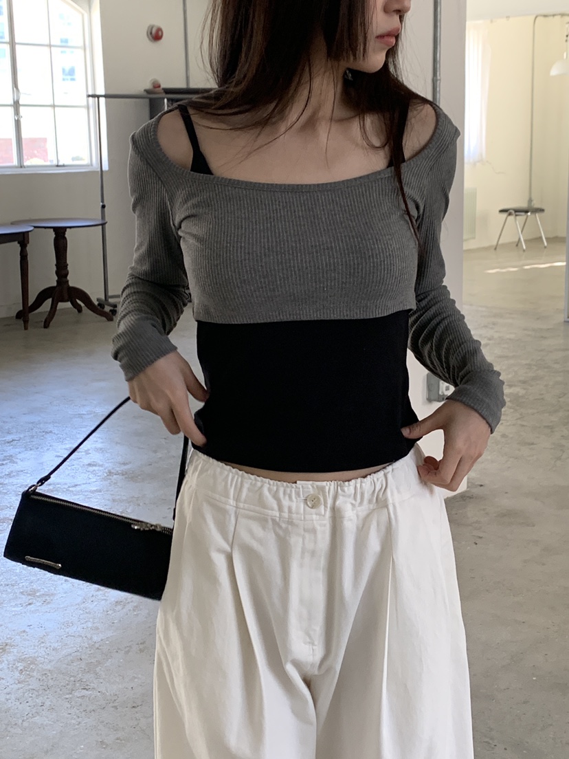 LOGARDEN韓國東大門代購女士新品人氣熱賣時尚休閑吊帶背心LO GARDEN吊帶/背心