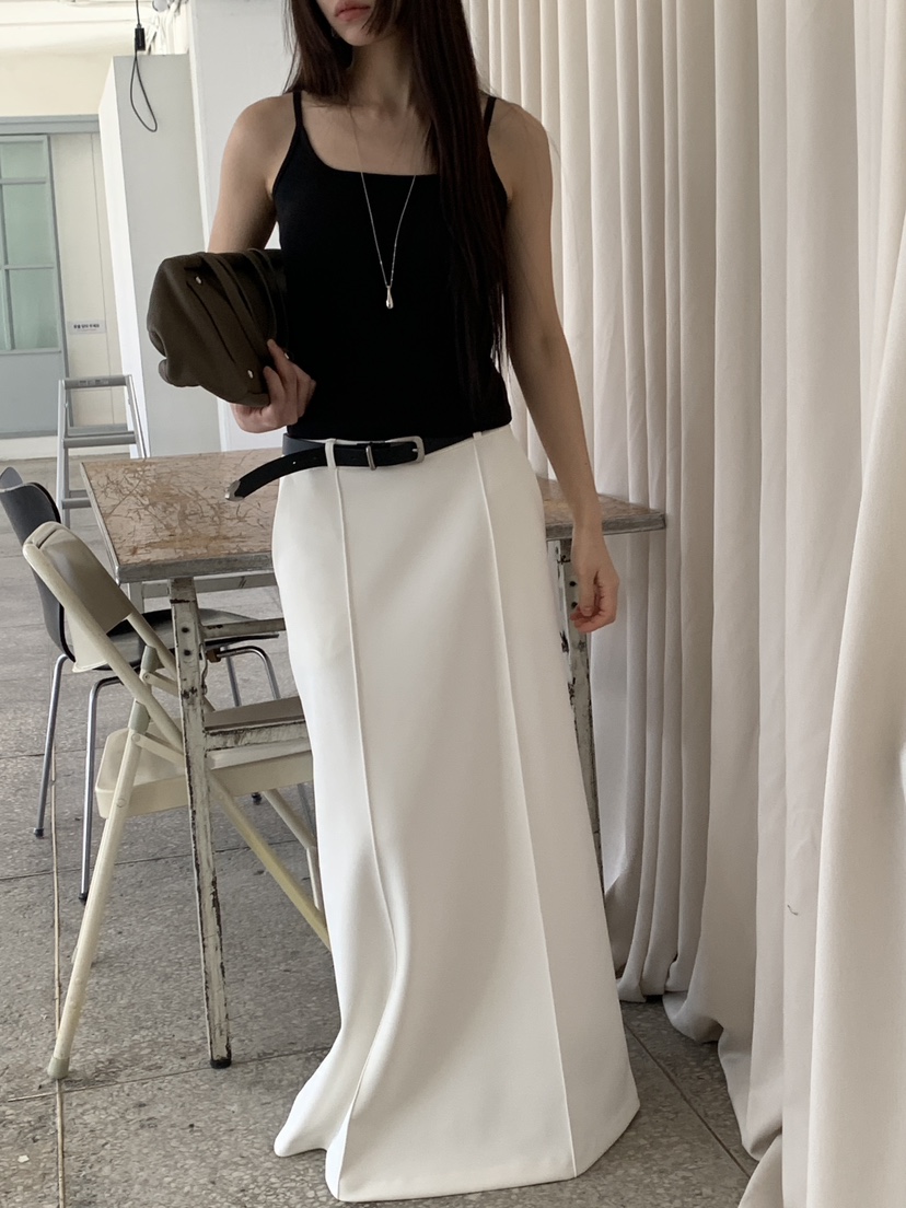 LOGARDEN韓國東大門直郵女裝新品26春夏休閑長裙不含腰帶LO GARDEN長裙