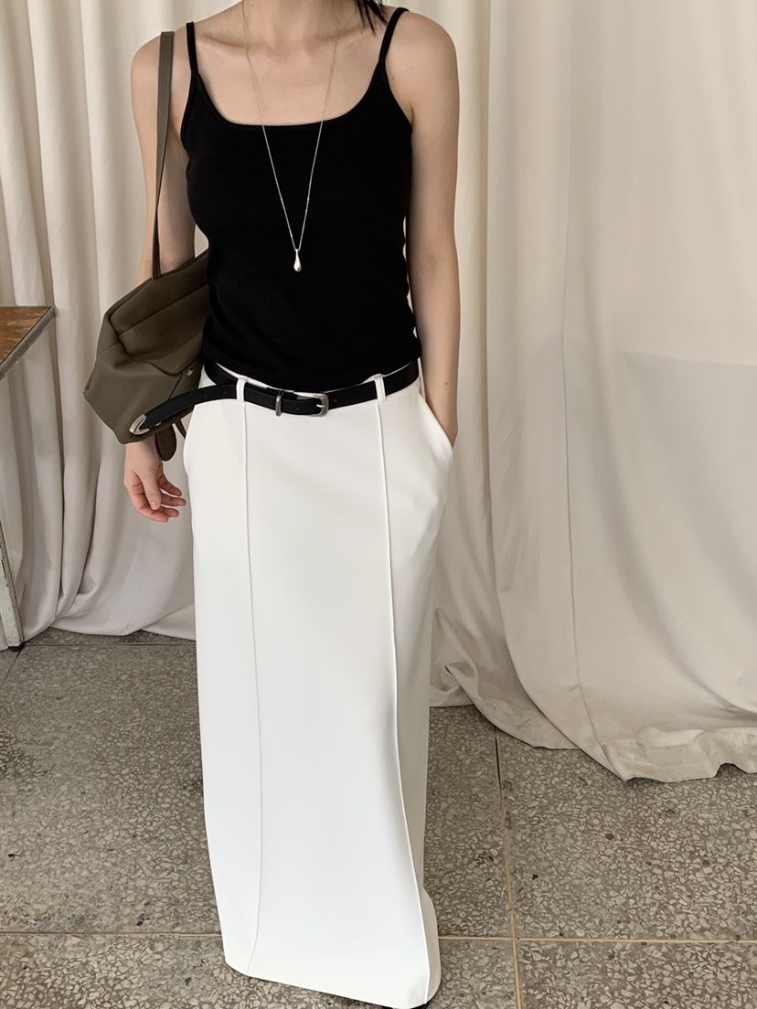 LOGARDEN韓國東大門直郵女裝新品26春夏休閑長裙不含腰帶LO GARDEN長裙