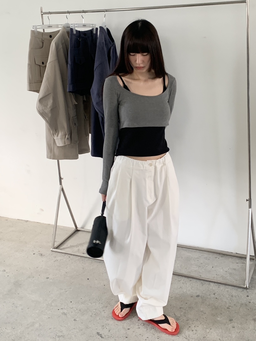 LOGARDEN韓國東大門直郵女裝新品26春夏休閑長裙不含腰帶LO GARDEN長裙