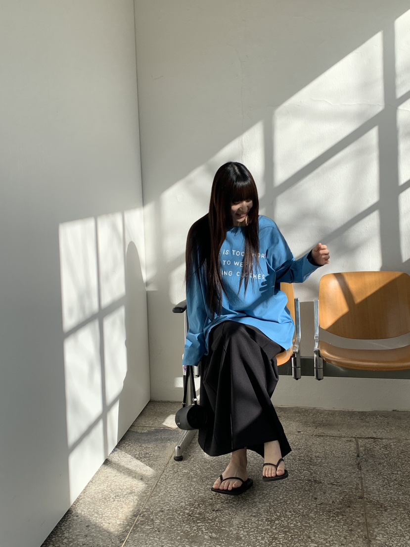 LOGARDEN韓國東大門直郵女裝新品26春夏休閑長裙不含腰帶LO GARDEN長裙