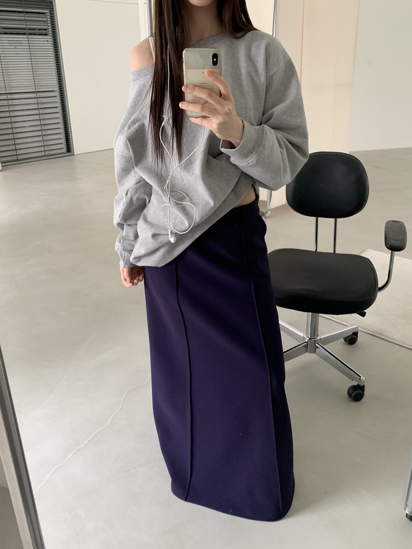 LOGARDEN韓國東大門直郵女裝新品26春夏休閑長裙不含腰帶LO GARDEN長裙圖色1