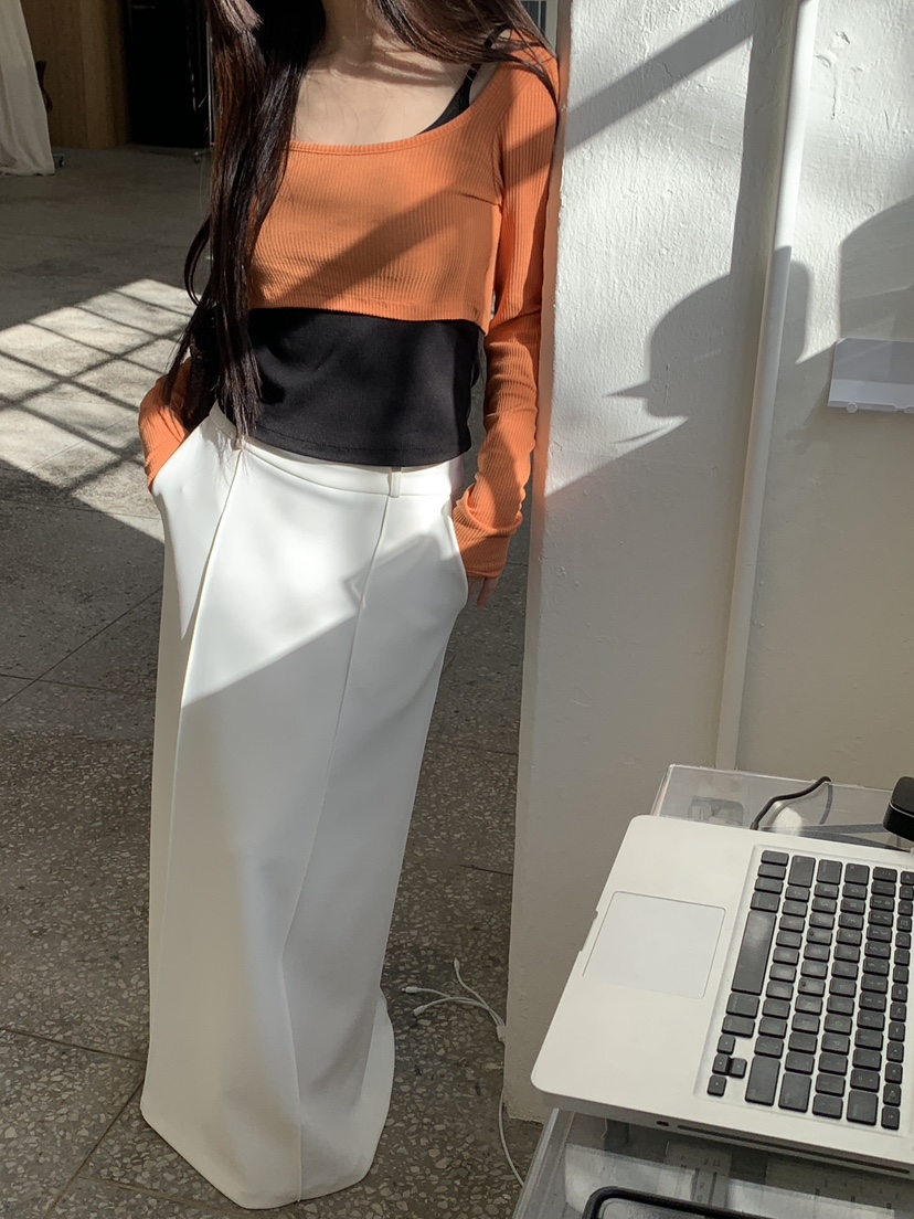 LOGARDEN韓國東大門直郵女裝新品26春夏休閑長裙不含腰帶LO GARDEN長裙圖色2