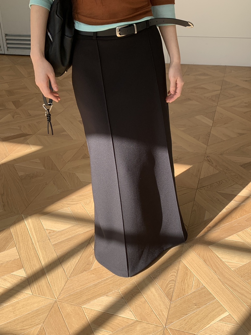 LOGARDEN韓國東大門直郵女裝新品26春夏休閑長裙不含腰帶LO GARDEN長裙圖色3