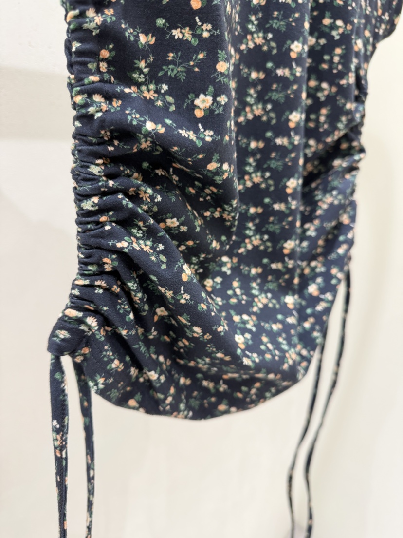 SHIRRING韓國直郵女裝新品人氣時尚休閑26春夏熱賣T恤褶皺SHIRRINGT恤