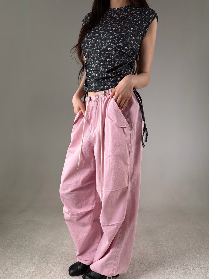 SHIRRING韓國直郵女裝新品人氣時尚休閑26春夏熱賣T恤褶皺SHIRRINGT恤