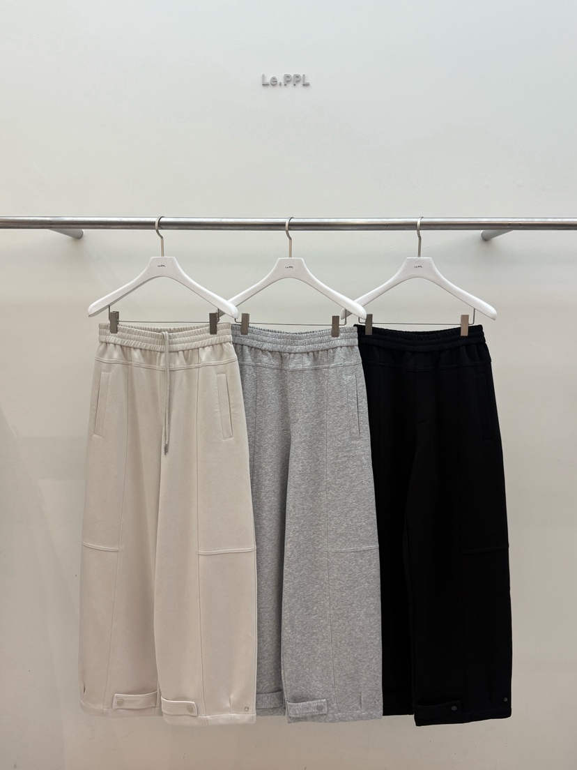 LE-PPL韓國東大門直郵女裝新款休閑熱賣時尚推薦休閑褲高領LE-PPL休閑褲圖色3左三色