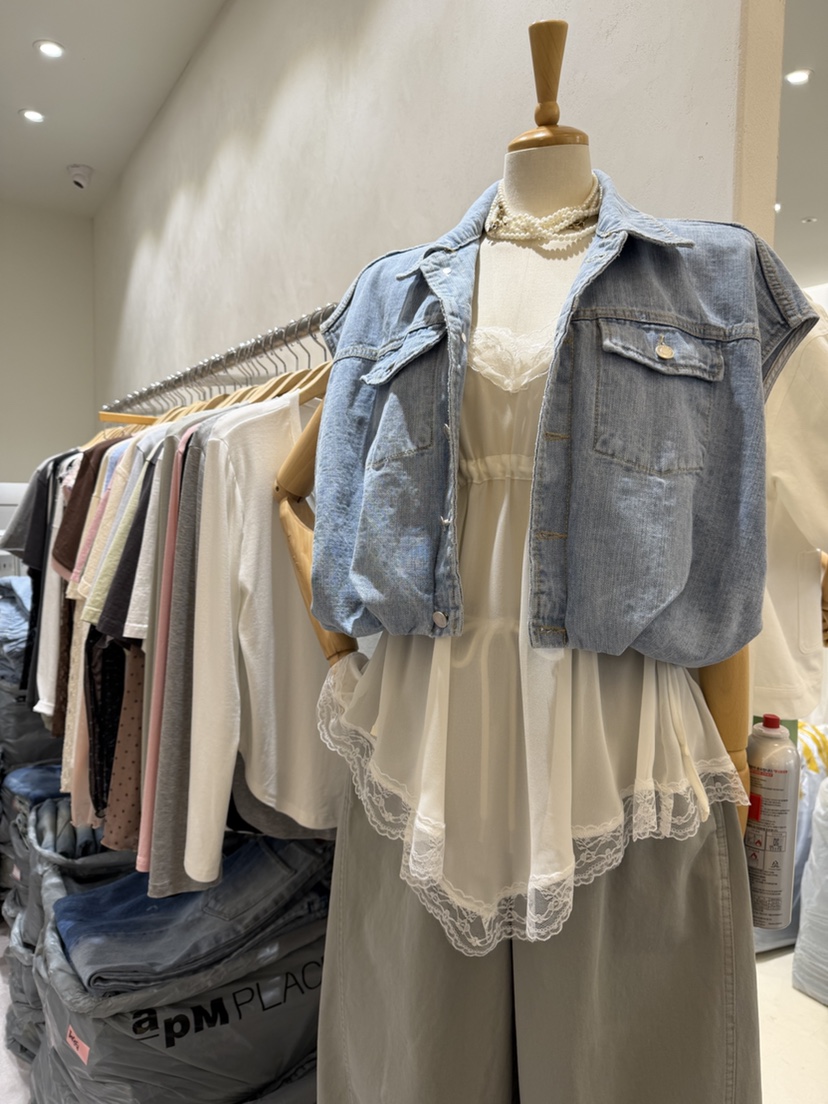 SHIRRING韓國東大門代購女士新品休閑人氣吊帶背心不對稱SHIRRING吊帶/背心