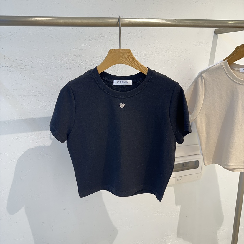 ON THE MODE韓國東大門直郵女士新款休閑26春夏熱賣T恤ON THE MODET恤圖色3