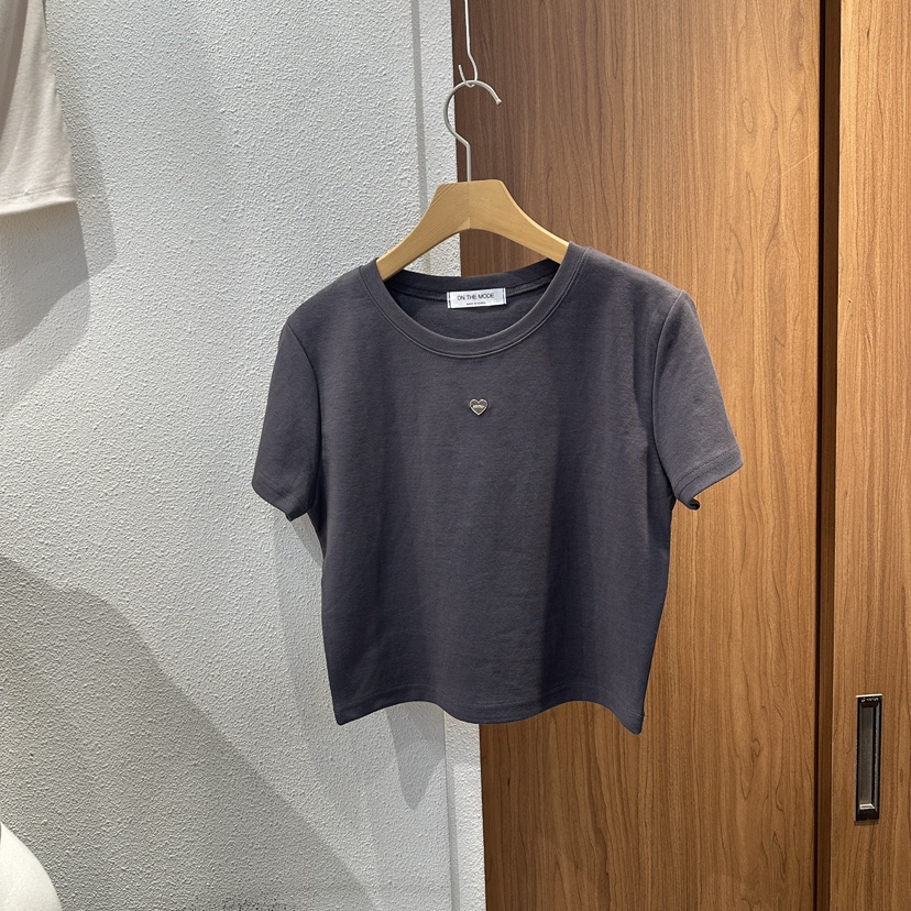 ON THE MODE韓國東大門直郵女士新款休閑26春夏熱賣T恤ON THE MODET恤圖色4