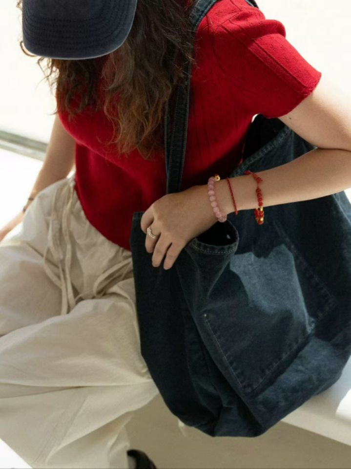 TROUVAILLE韓國東大門代購女士新款職業熱賣時尚單肩斜跨包TROUVAILLE單肩/斜跨包