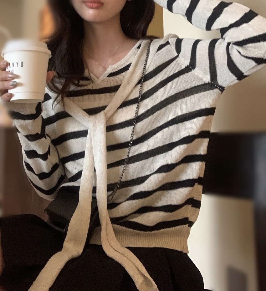 OLA韓國東大門代購女裝新品職業時尚26春夏休閑人氣針織衫mellor/OLA針織衫