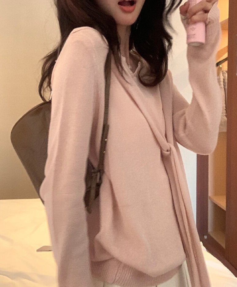 OLA韓國東大門代購女裝新品職業時尚26春夏休閑人氣針織衫mellor/OLA針織衫