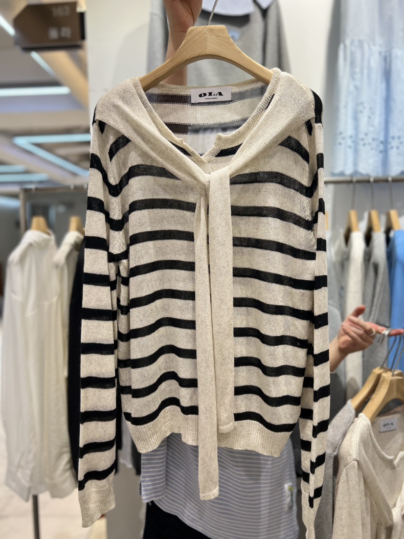 OLA韓國東大門代購女裝新品職業時尚26春夏休閑人氣針織衫mellor/OLA針織衫圖色1