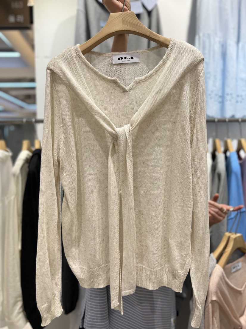 OLA韓國東大門代購女裝新品職業時尚26春夏休閑人氣針織衫mellor/OLA針織衫圖色2