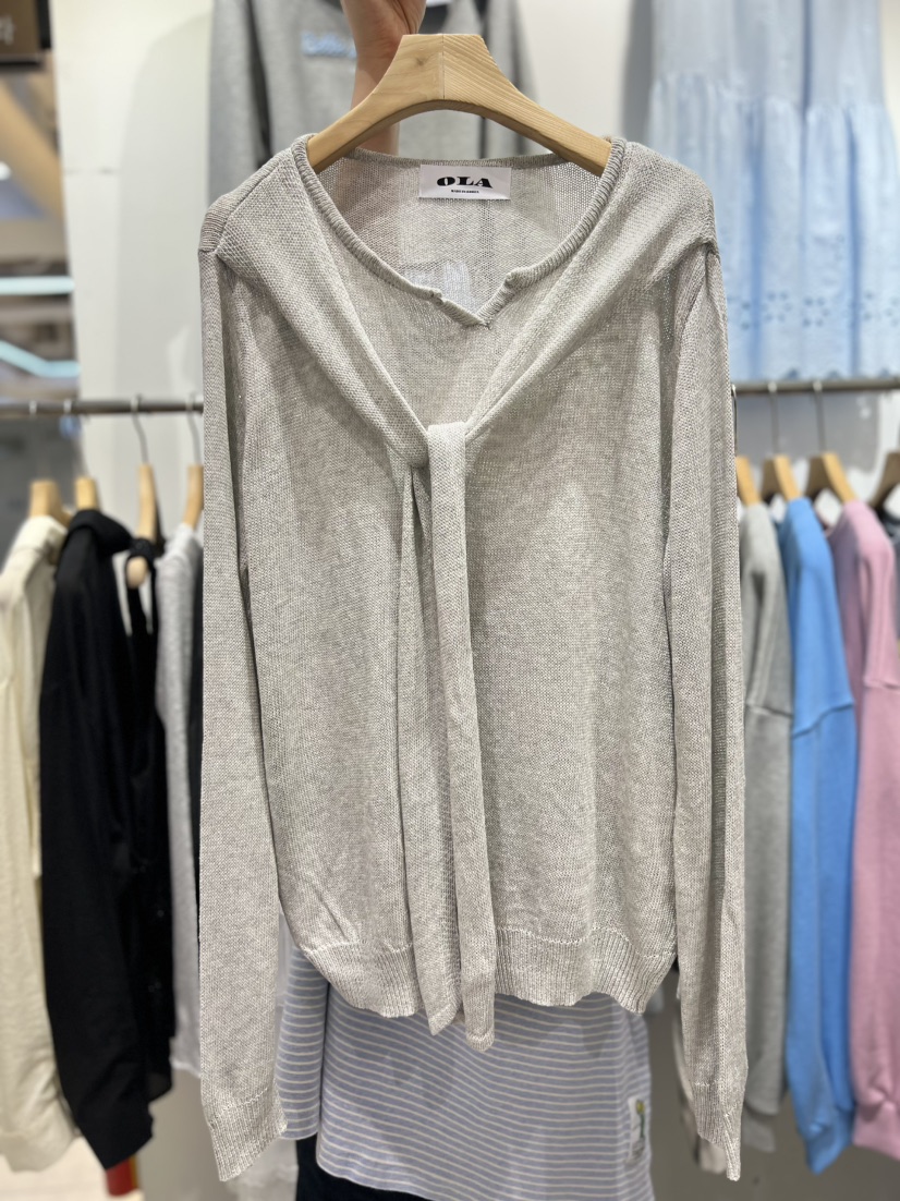 OLA韓國東大門代購女裝新品職業時尚26春夏休閑人氣針織衫mellor/OLA針織衫圖色4