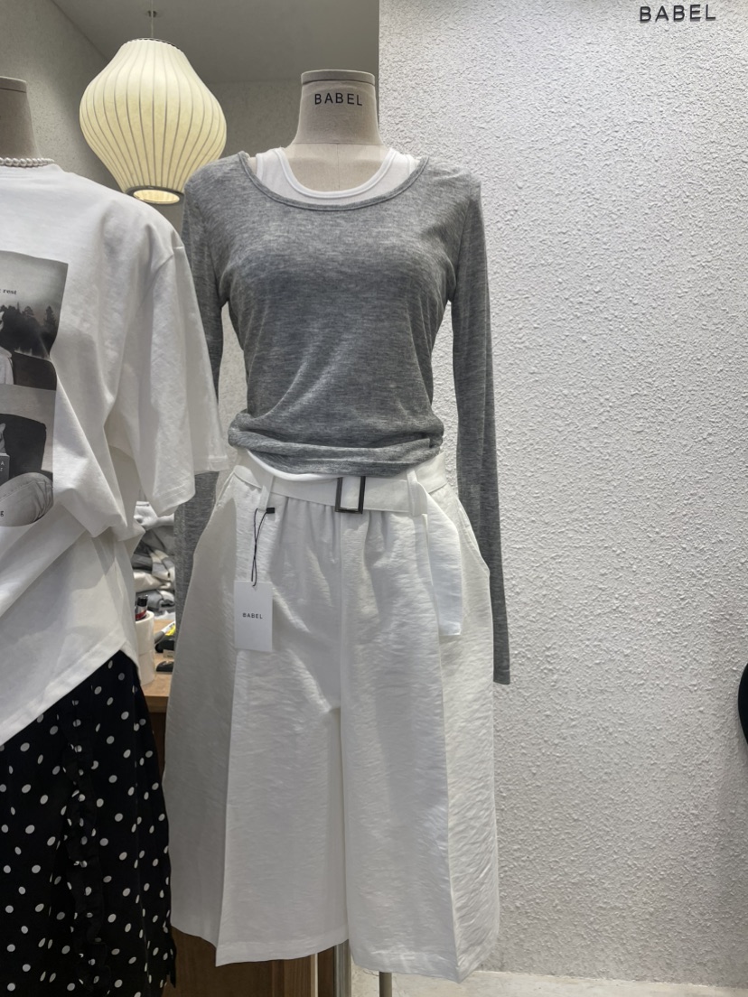 BABEL韓國東大門代購女士新款職業推薦休閑26春夏短褲含腰帶BABEL短褲