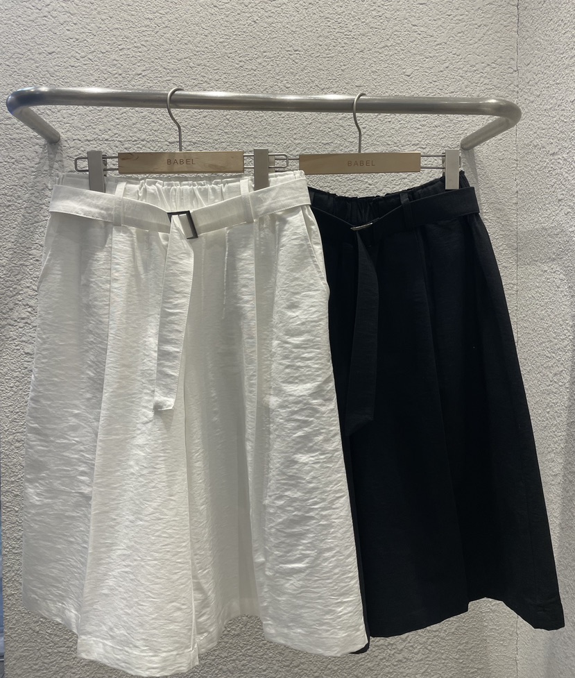 BABEL韓國東大門代購女士新款職業推薦休閑26春夏短褲含腰帶BABEL短褲