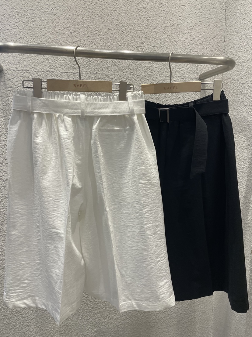 BABEL韓國東大門代購女士新款職業推薦休閑26春夏短褲含腰帶BABEL短褲