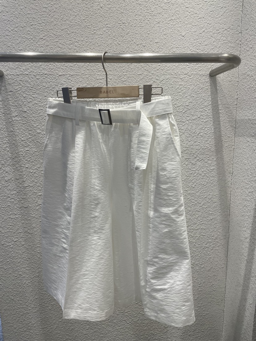 BABEL韓國東大門代購女士新款職業推薦休閑26春夏短褲含腰帶BABEL短褲圖色1