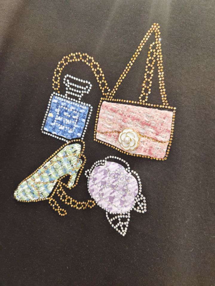 RICO/BLING BLING-S韓國代購女裝新款職業熱賣人氣T恤RICO/BLING BLING-ST恤