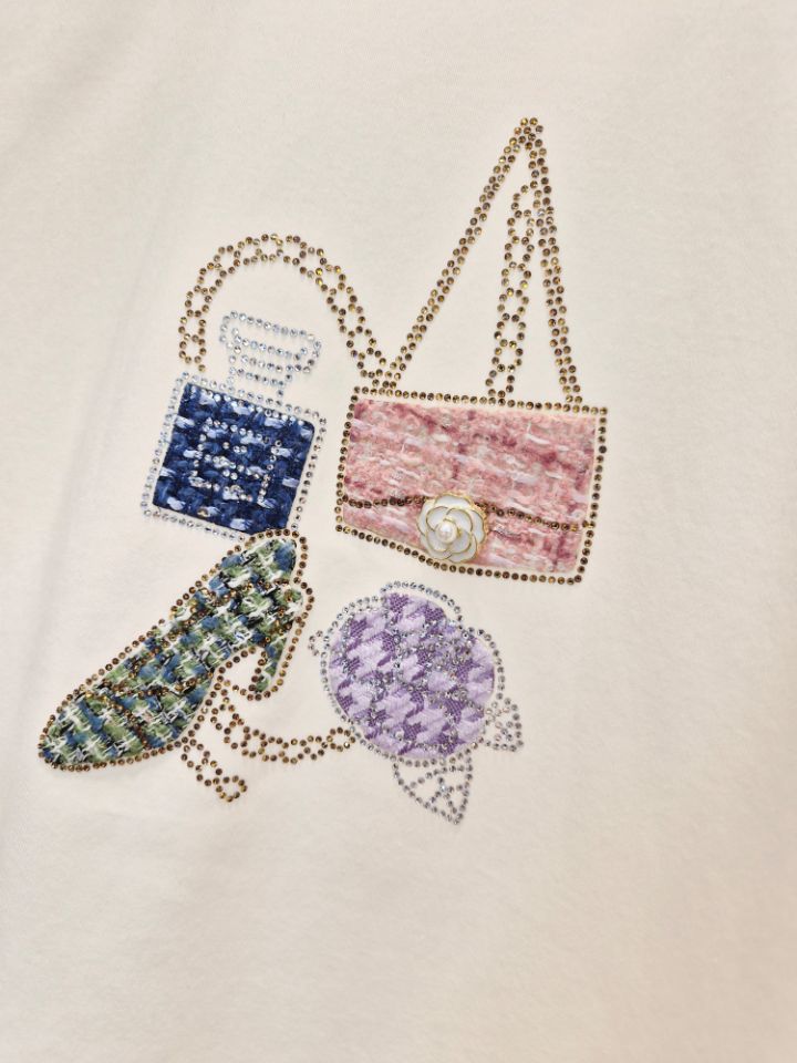 RICO/BLING BLING-S韓國代購女裝新款職業熱賣人氣T恤RICO/BLING BLING-ST恤