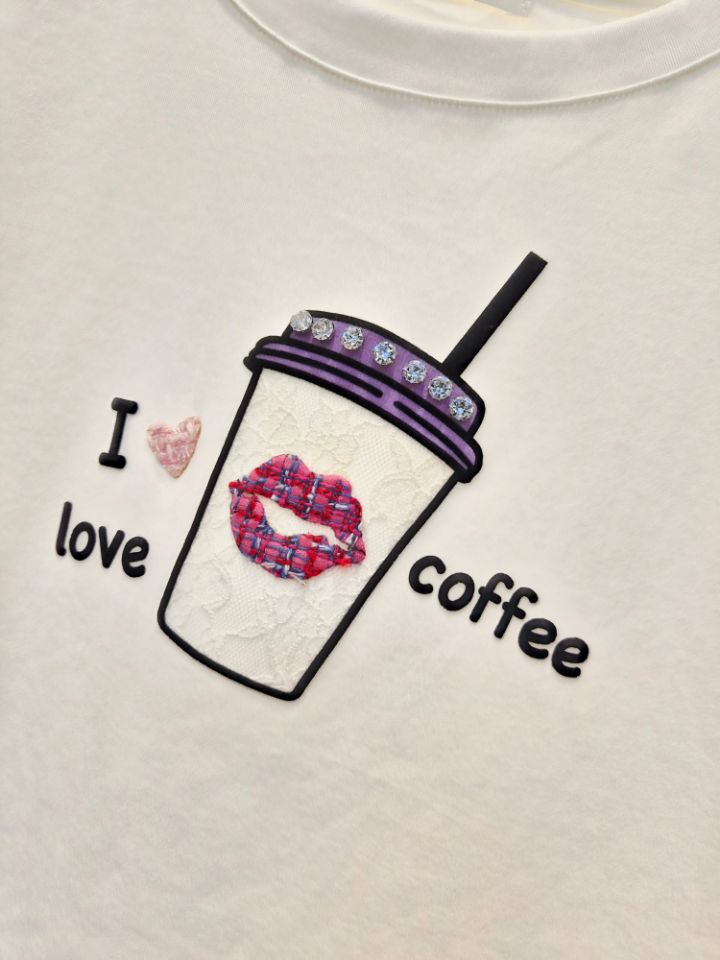 RICO/BLING BLING-S韓國東大門直郵女裝新品推薦職業T恤RICO/BLING BLING-ST恤