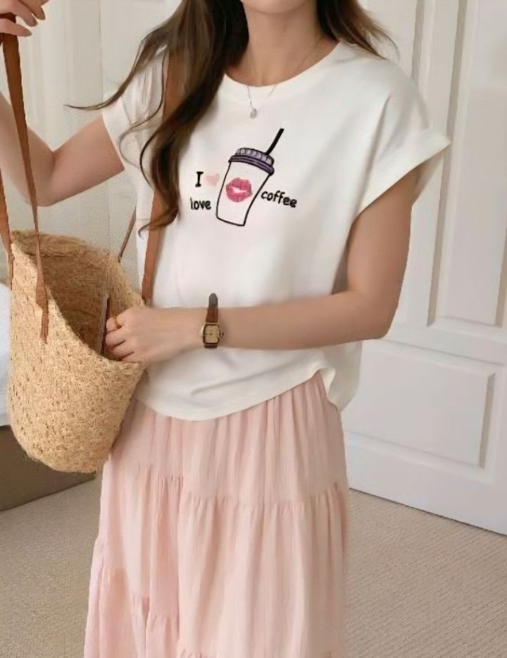 RICO/BLING BLING-S韓國東大門直郵女裝新品推薦職業T恤RICO/BLING BLING-ST恤