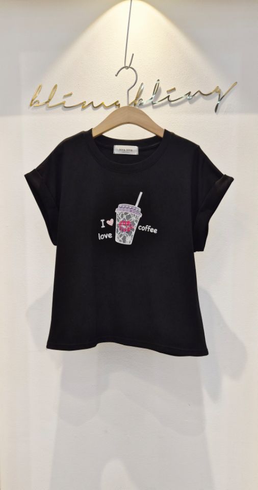 RICO/BLING BLING-S韓國東大門直郵女裝新品推薦職業T恤RICO/BLING BLING-ST恤圖色1