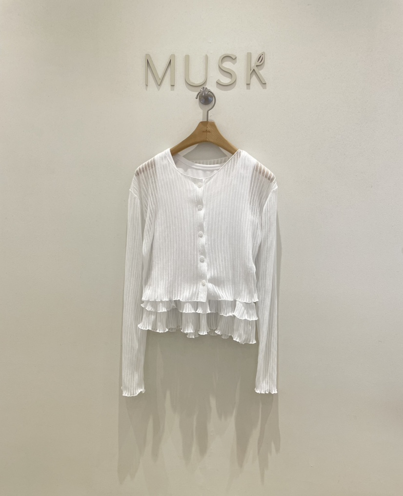 MUSK韓國東大門代購女裝新款26春夏休閑熱賣職業套裝褶裥MUSK套裝圖色1