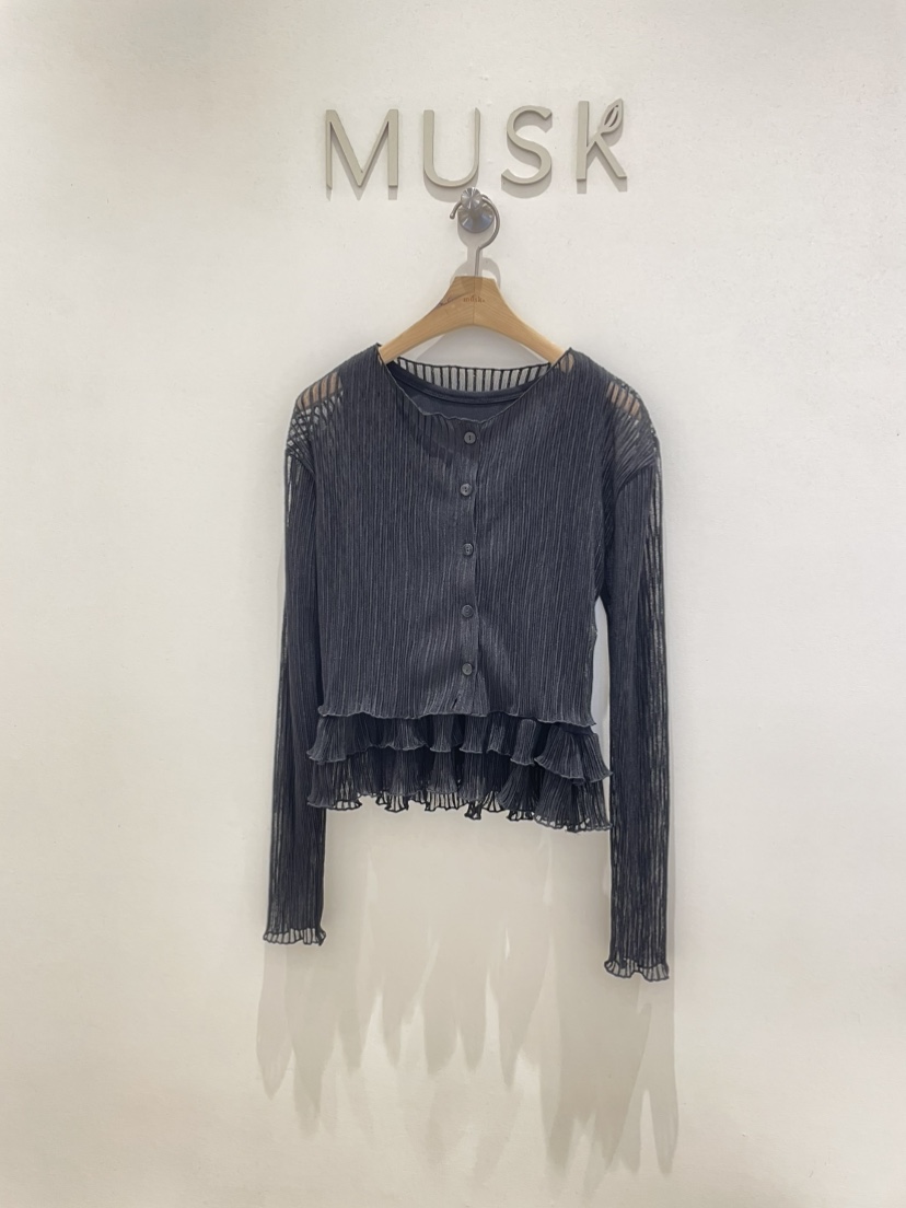 MUSK韓國東大門代購女裝新款26春夏休閑熱賣職業套裝褶裥MUSK套裝圖色2