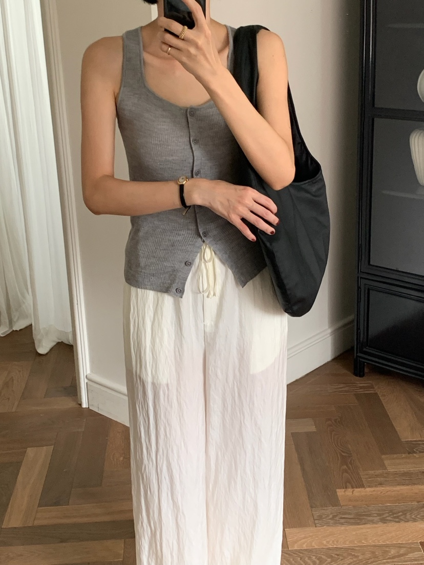 A Flan韓國代購女裝新品推薦人氣26春夏職業熱賣吊帶背心AFN/FLAN EDITION吊帶/背心