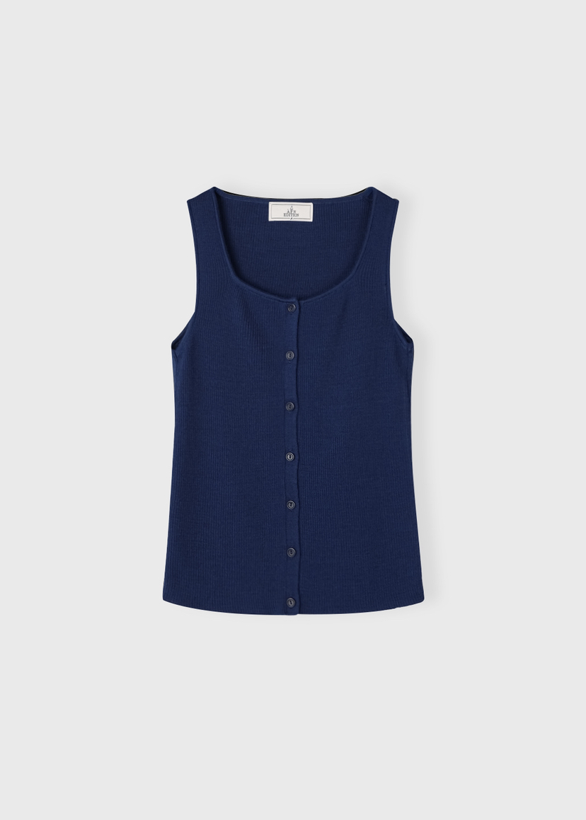 A Flan韓國代購女裝新品推薦人氣26春夏職業熱賣吊帶背心AFN/FLAN EDITION吊帶/背心圖色3