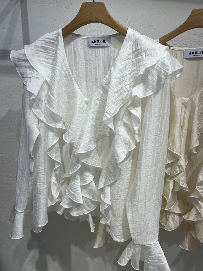 OLA韓國東大門代購女士新品休閑26春夏熱賣人氣襯衫蕾絲衫mellor/OLA襯衫/蕾絲衫