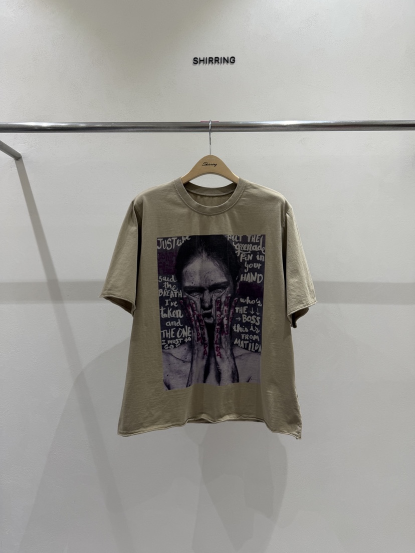 SHIRRING韓國東大門直郵女裝新款熱賣職業休閑人氣時尚T恤SHIRRINGT恤圖色3