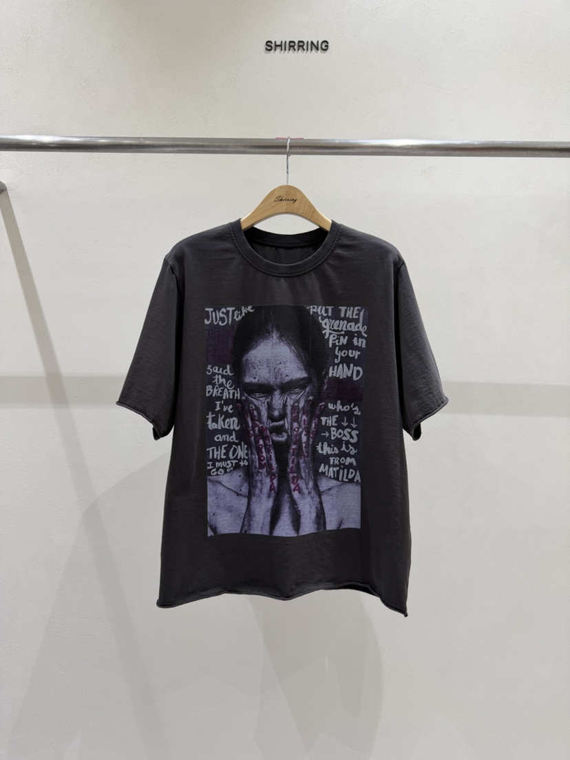 SHIRRING韓國東大門直郵女裝新款熱賣職業休閑人氣時尚T恤SHIRRINGT恤圖色4