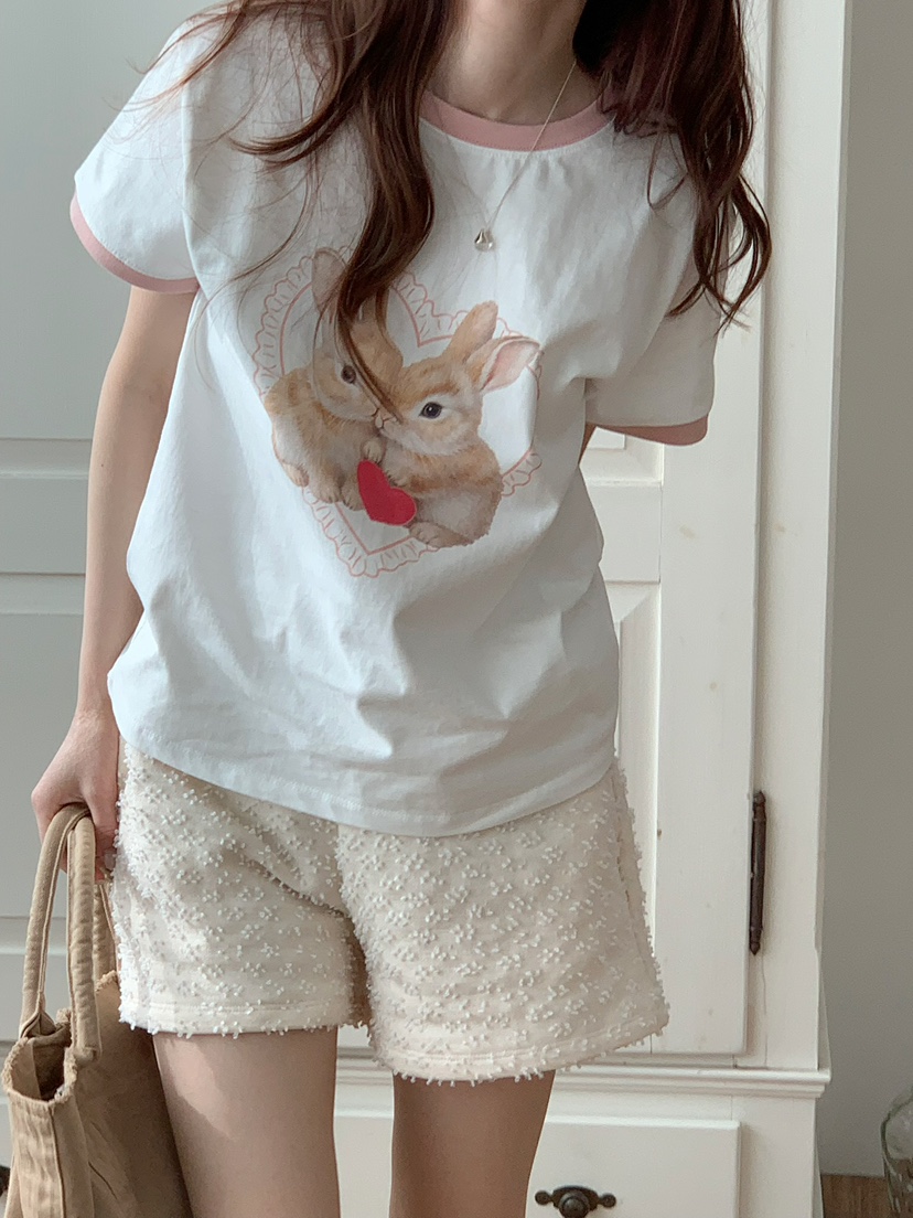 BEFORE SUNRISE韓國東大門直郵女士新品人氣時尚T恤兔子BEFORE SUNRISET恤
