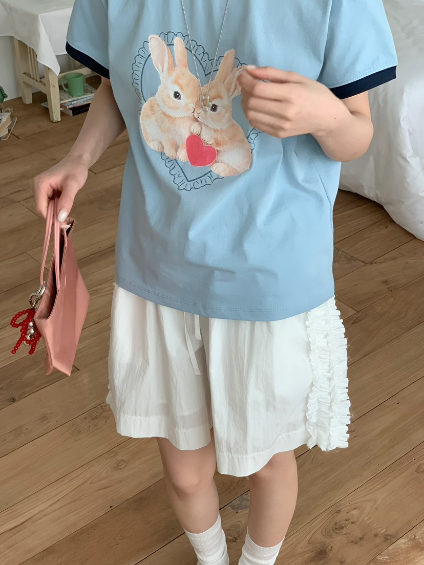BEFORE SUNRISE韓國東大門直郵女士新品人氣時尚T恤兔子BEFORE SUNRISET恤