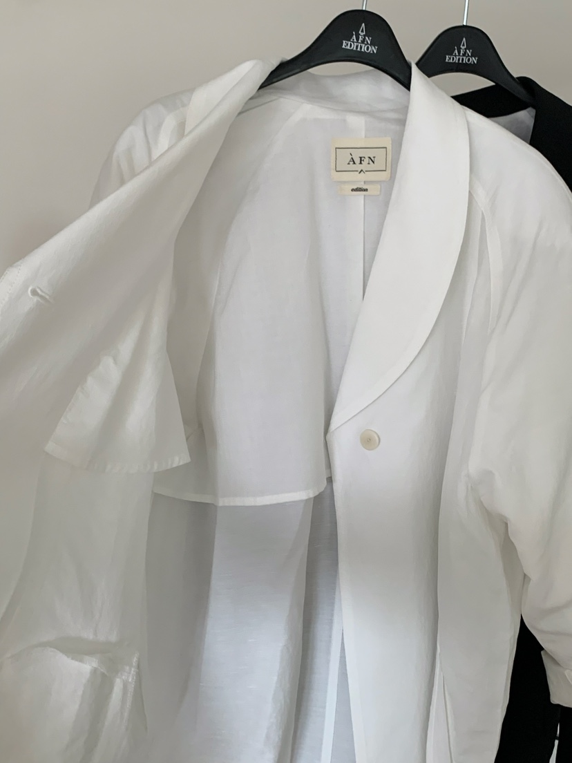 A Flan韓國東大門代購女士新品人氣推薦熱賣職業夾克亞麻AFN/FLAN EDITION夾克