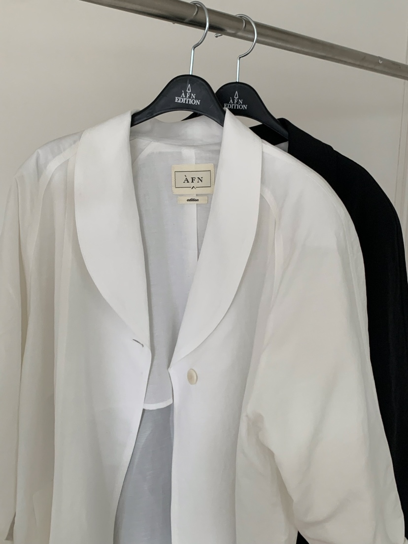 A Flan韓國東大門代購女士新品人氣推薦熱賣職業夾克亞麻AFN/FLAN EDITION夾克