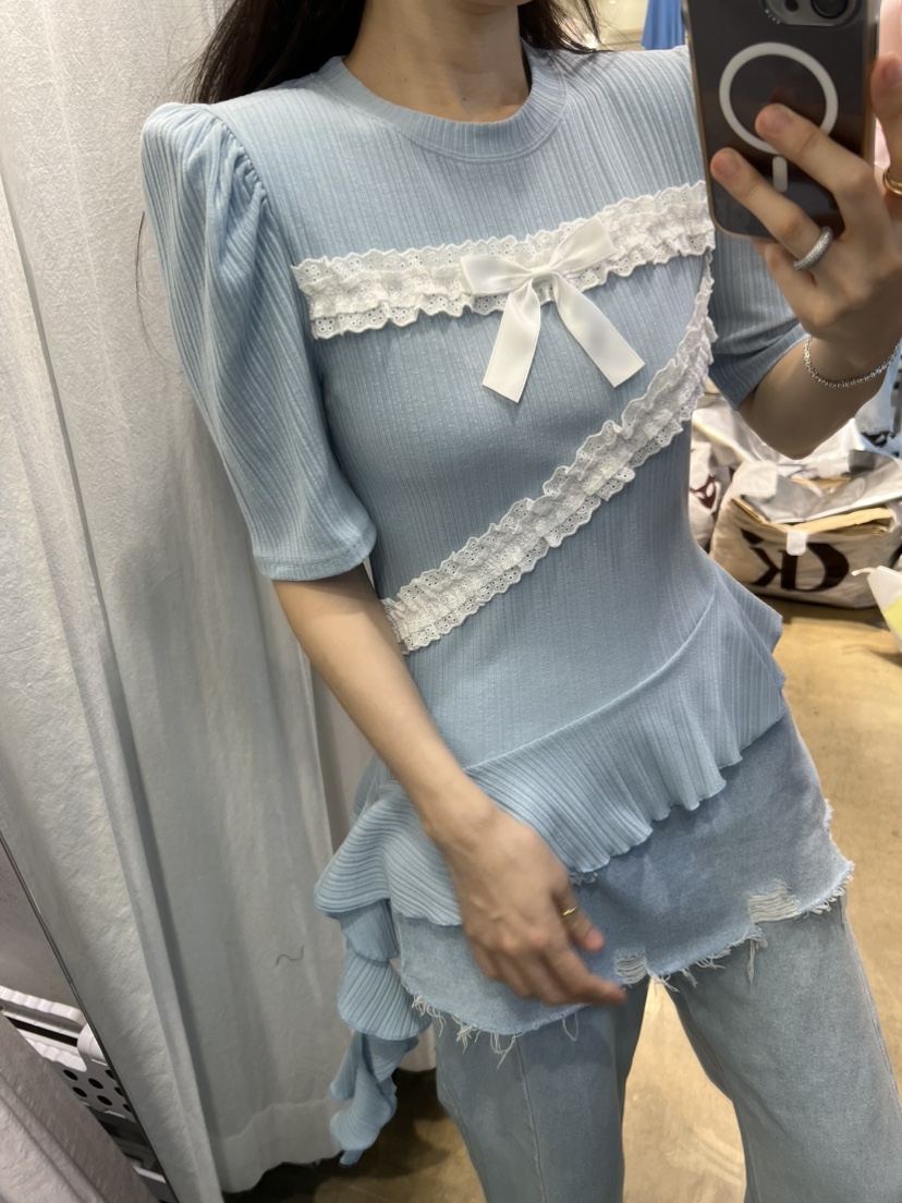 BLUE BANANA韓國東大門代購女士新品職業時尚T恤不含飾品BLUE BANANAT恤